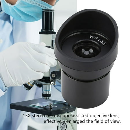 WFY003a WF15X//15 Wide Angle Eyepiece for Stereoscopic Microscope Ocular Lens Mounting 30.5mm Microscope Eyepiece